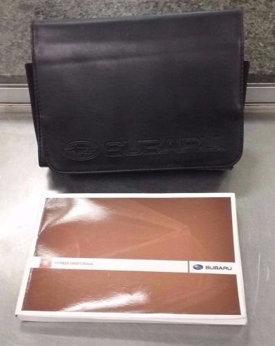 2008 impreza owner&#039;s manual with case