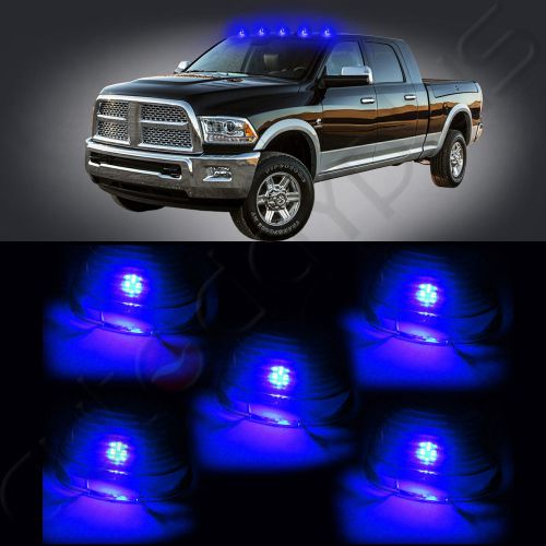 5x clearance cab marker light smoke lens+5x free bulb for 99-16 ford f-150 f-250