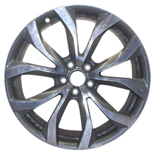 Oem reman 20x8.5 alloy wheel bluish charcoal painted with machined face-58897