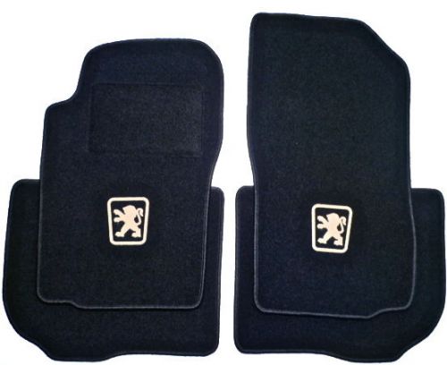 Bl./tan floor mats for peugeot 306 cabriolet
