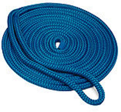 1/2"x25' blue double braid dock line