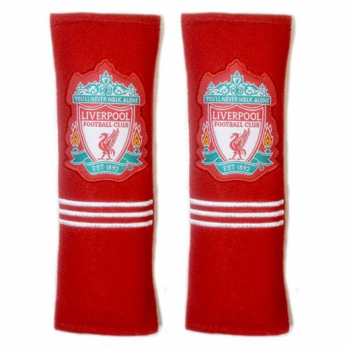 Liverpool football club seat belt safety shoulder pads official licensed product