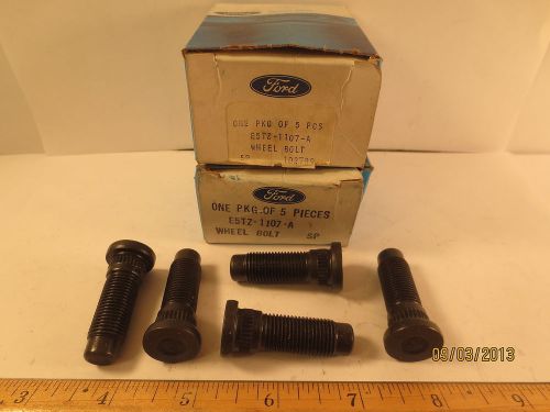 10 pcs in 2 ford boxes 1985 truck &#034;bolt wheel hub&#034; e5tz-1107-a nos free shipping