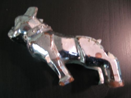Dog  hood ornament hot rat rod dash mascot shifter handle