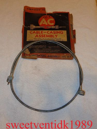 ‘nos’ ac speedometer cable.....cc3....willys, hudson, hupmobile, federal...etc.