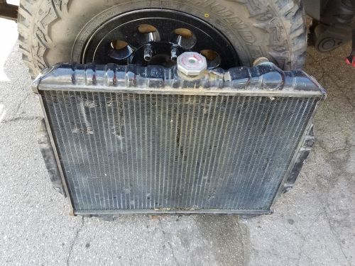 1987-1989 mitsubishi montero / dodge raider oem radiator manual trans 2 door