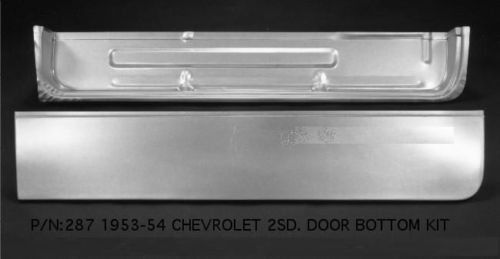 Chevrolet chevy special deluxe bel air door kit left 53,54 1953-1954 #287l ems