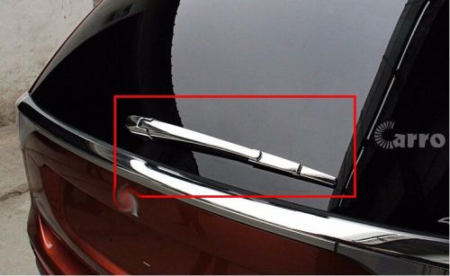 Exterior rear windshield wiper chrome abs  cover trim fit outlander 2014-2015