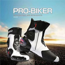 Men&#039;s waterproof motocross boots motorcycle racing boots motorbike leather shoes