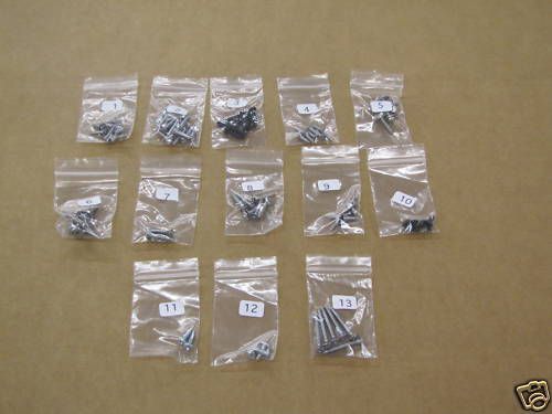 1968-69 pontiac gto/lemans 2 door ht interior screw kit
