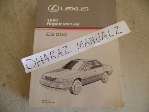 1990 lexus es250 service repair manual oem