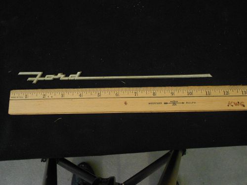 Vintage original 1955 1956 ford dash glove box door emblem bn-7004460-a
