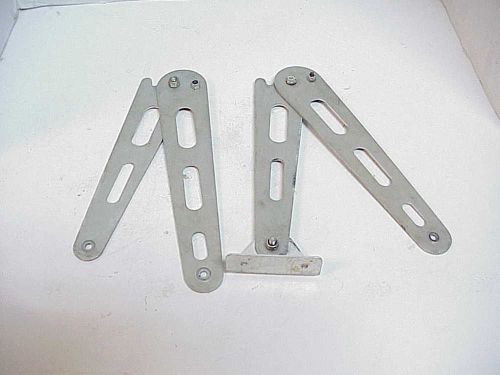 2 billet aluminum hood or trunk lid brackets nascar arca scca  late model c7