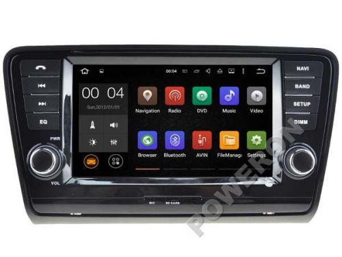 Android 5.1  car stereo sat navi gps for skoda octavia 2013 quad core 16gb flash