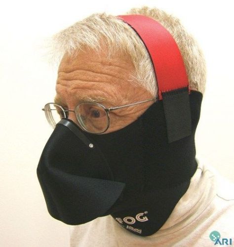 No-fog heavy duty 25th anniversary mask black extra large xl 007d/xl
