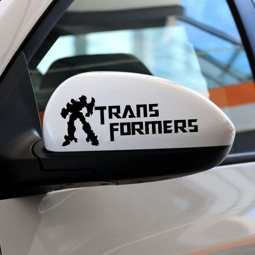 Car vinyl decal sticker car wing mirror transformers decepticon 2pcs set #tf38