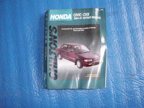 Honda / crx  clinton repair manual 84--91