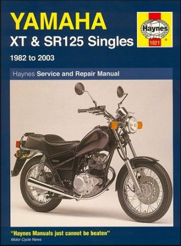 Yamaha xt125, sr125se, sr125 singles repair manual 1982-2003