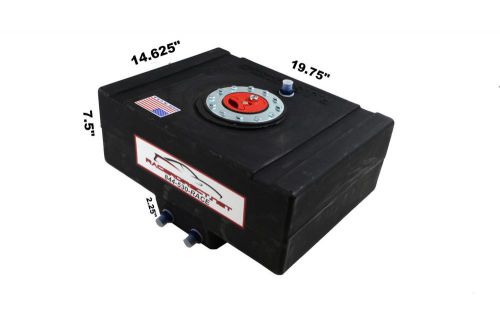 Racerdirect.net 8 gallon fuel cell with sump imsa scca black