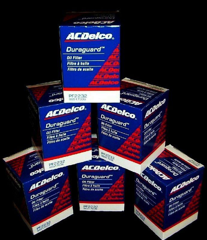 Duramax  ac-delco pf2232 oil filters (6)