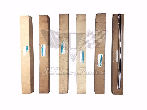 1955-1956-1957 chevy nomad nos tailgate trim bar molding set 55 56 57