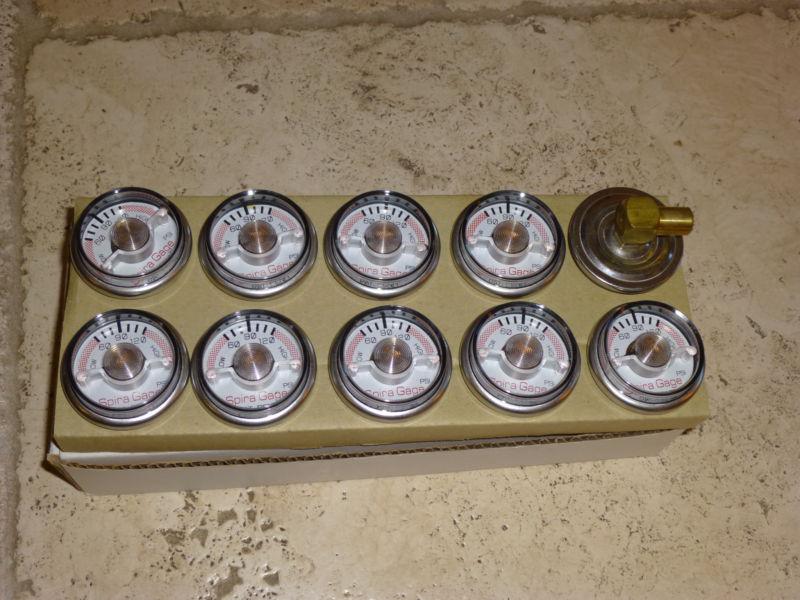 Purchase 6 Spira Gages Gauges for RV Motorhome Truck 60 to 120 PSI in