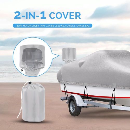 Boat Cover, 17'-19' Heavy Duty 900D Polyester Canvas Trailerable Boat covers,..., US $155.78, image 6