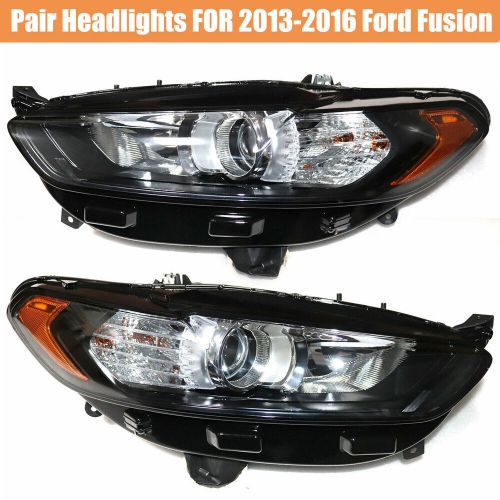Pair Headlights LH+RH For 2013-16 Ford Fusion Driver and Passenger Side DOT SAE, US $186.20, image 12