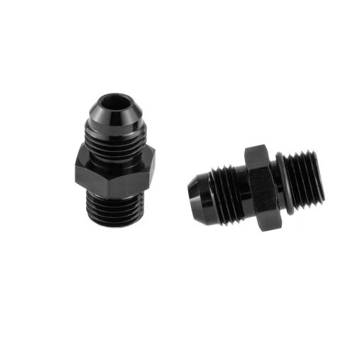 2pcs 6an to 1/4" transmission cooling fittings turbo 350 400 th400 4l80 4l60