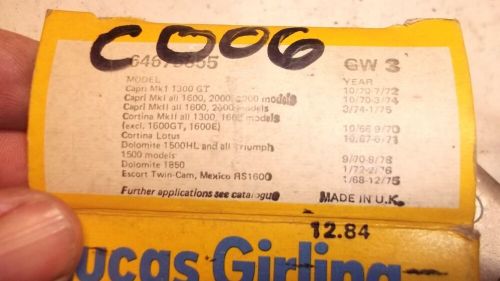 Ford capri mk1 mk2 cortina mk2 new genuine girling rear brake cylinder 64676855