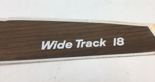 VINTAGE AMF 33556 SKI-DADDLER WIDE TRACK 18 SNOWMOBILE DASH DECAL NOS, US $28.00, image 6