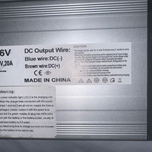 aunstarwei 36V 6A Golf Cart Battery Charger Powerwise Plug for EzGo Ez-Go TXT..., US $47.99, image 6