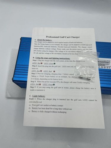 12 amp 36 volt golf cart battery charger for yamaha ezgo (lead-acid) club car