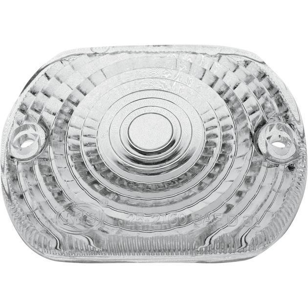 K&s dot turn signal lens front/rear clear fits kawasaki kz750g ltd ii 1980