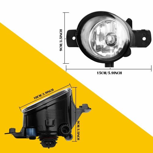 2X Fog Light Driving Lamp Assembly Kit For Nissan Altima Maxima Rogue Sentra D, US $24.99, image 2