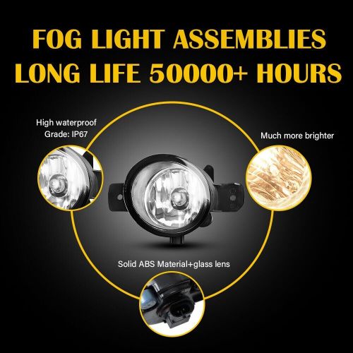 2X Fog Light Driving Lamp Assembly Kit For Nissan Altima Maxima Rogue Sentra D, US $24.99, image 4