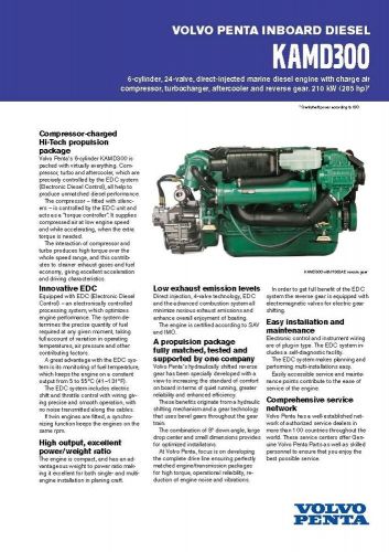Volvo Penta Diesel Engine KAMD 300 - A | KAD 300A, US $30,000.00, image 4