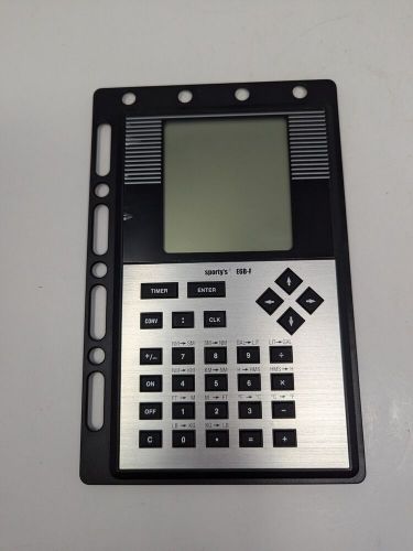 Sporty's e6b-f electronic flight computer w/ rigid binder frame