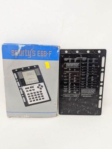 Sporty's E6B-F Electronic Flight Computer w/ Rigid Binder Frame, US $24.95, image 2