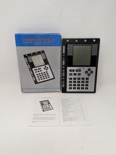 Sporty's E6B-F Electronic Flight Computer w/ Rigid Binder Frame, US $24.95, image 4