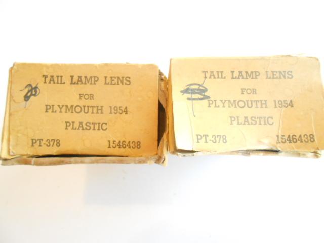1954 Plymouth Tail Light Lamp Lens Pair NORS, US $24.99, image 4