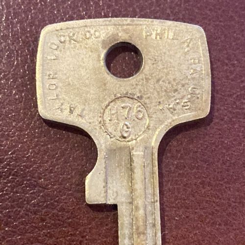 Key blank for honda motorcycle 350 four, 500 four, cb750 four 1978-up (h76g)