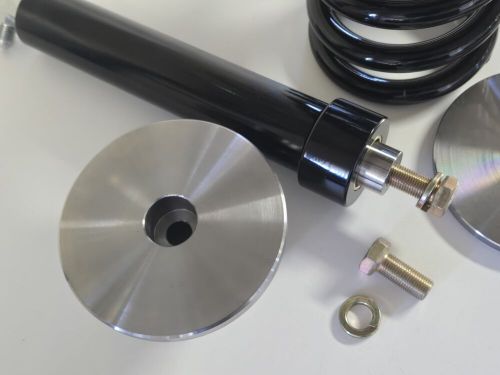 Lowrider hydraulics cylinders 6&#034;  fat black  coil bomb kit 4.5&#034; cups  donuts kit