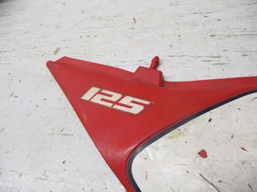 87 Suzuki SP 125 200 Left Side Cover Panel Number Plate 47210-42A50-14C 1987, US $125.00, image 4