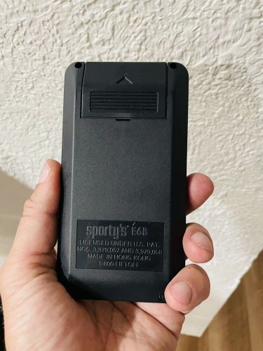 Sporty's e6b electronic flight computer - *rare* - tested &amp; functional no cover