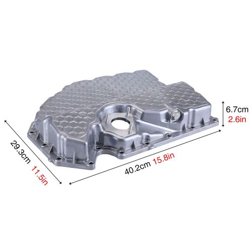 ALUMINIUM LOWER ENGINE OIL PAN FOR VW GOLF 2014-2020 TIGUAN 2018-2023/AUDI A3 Q3, US $84.20, image 8