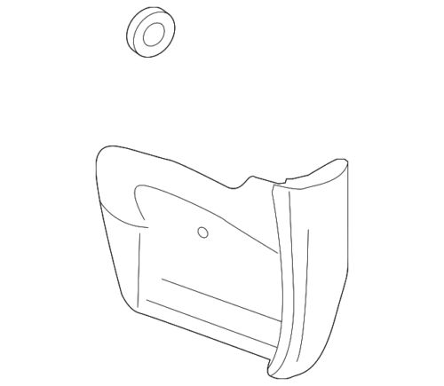 Genuine GM Black Front Passenger Side Fender Paint Protector 84621826, US $45.26, image 3