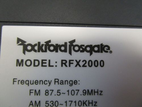 ROCKFORD FOSGATE HIDEAWAY STEREO BLACK BOX AM / FM RFX2000 MARINE BOAT, US $169.95, image 5