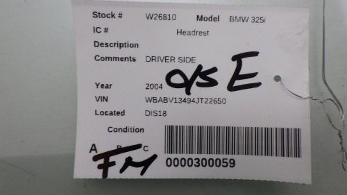 04 BMW 325i Headrest, US $30.00, image 2