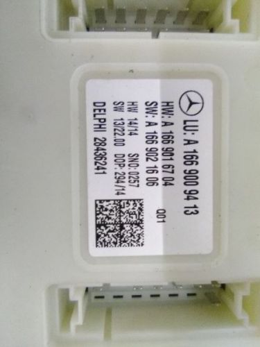 2015 Mercedes GL450 Chassis ECM SAM Module A1669009413, US $205.44, image 8